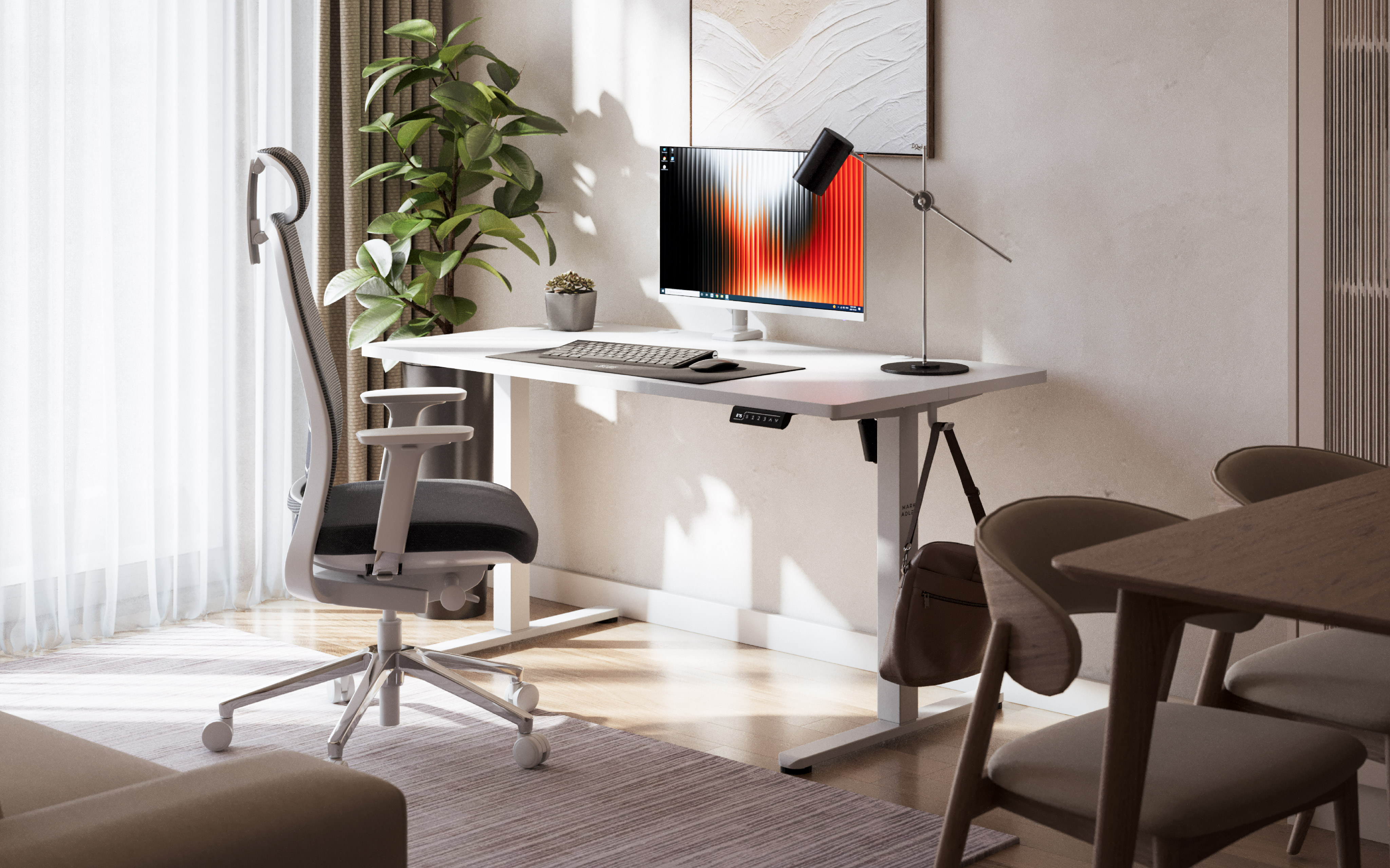 Dimensions of Leader 4.0 desk