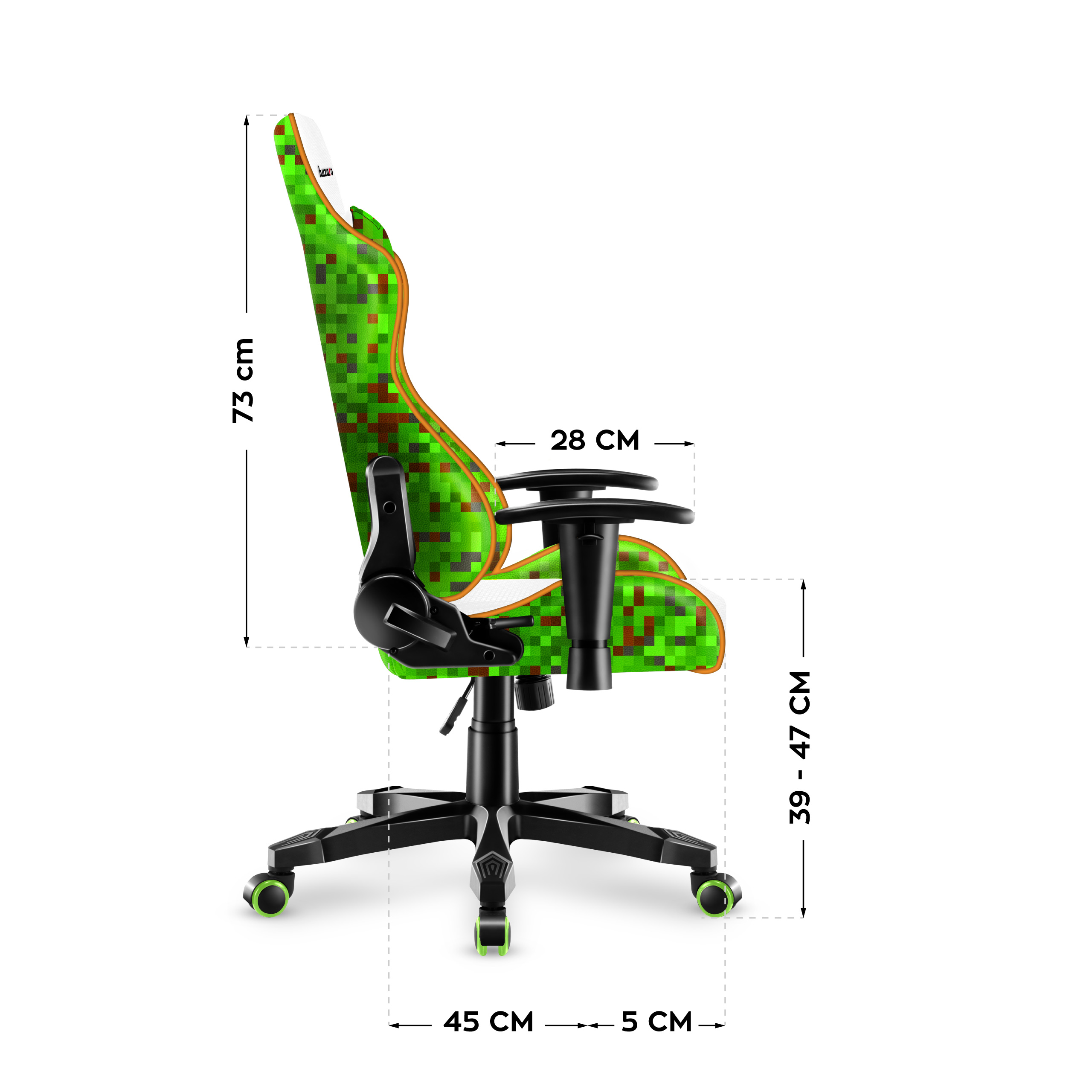 Zbliżenia fotela gamingowego Huzaro Ranger 6.0 Pixel