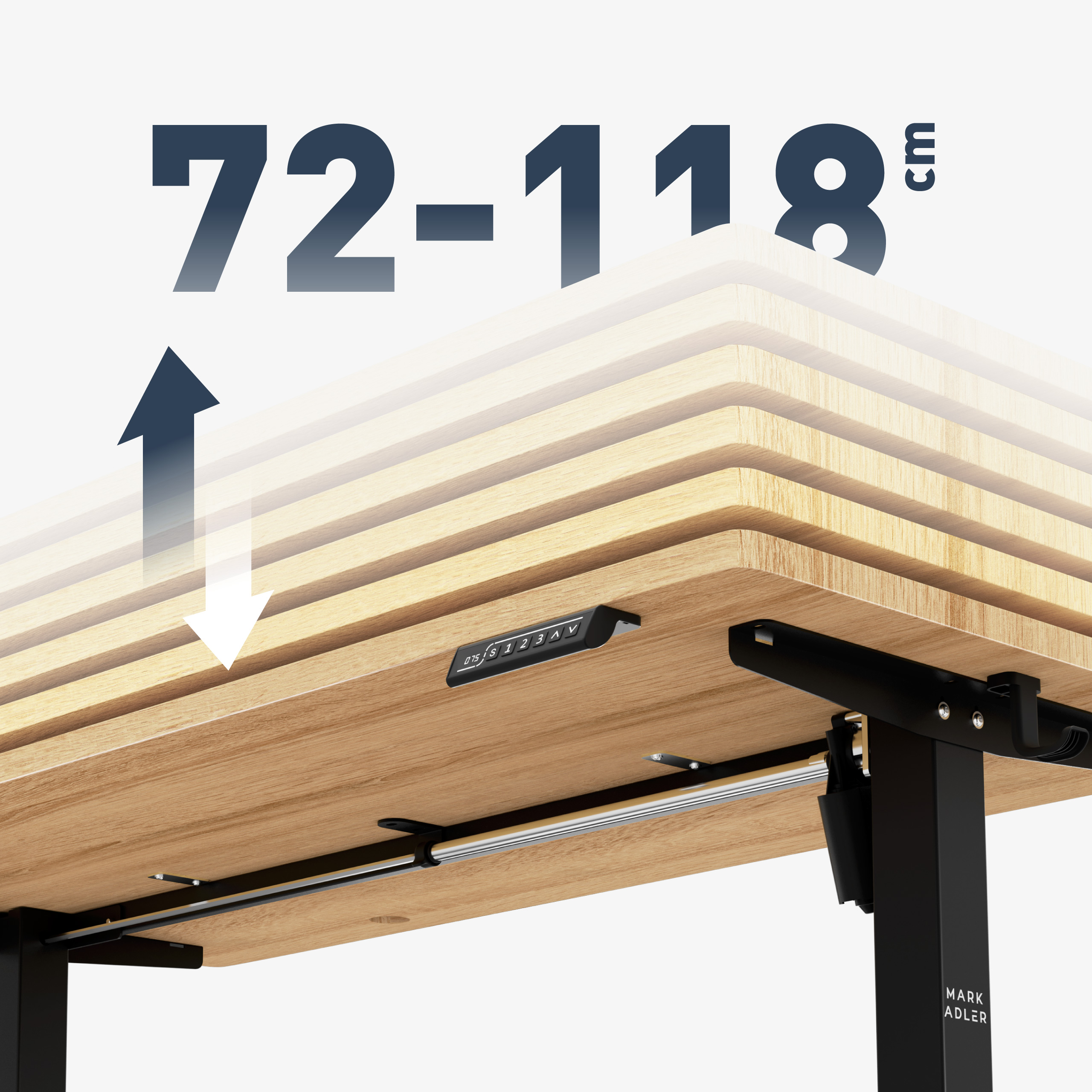 Leader 4.0 desk double-sided assembly